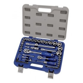 Coffret douilles 1/4" 1/2" 58 pièces IRIMO