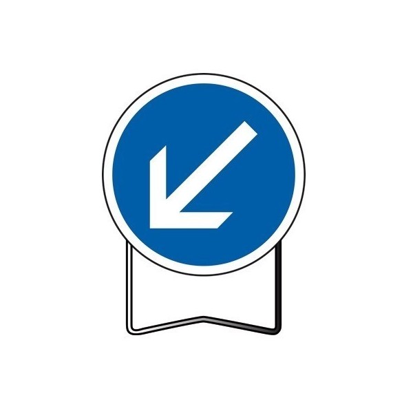 B21a2 classe 2 " passage obligatoire à gauche " TALIAPLAST