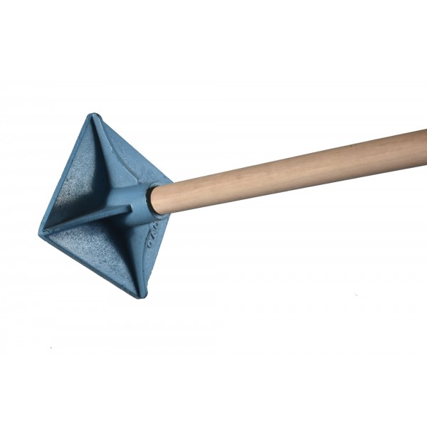 Dame carrée 4,5 kg Em bois 110 cm