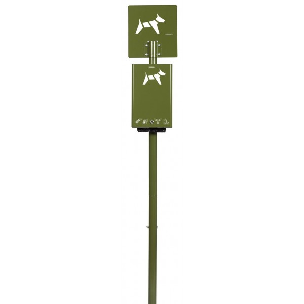 Borne canine sur poteau "liasses" ROSSIGNOL