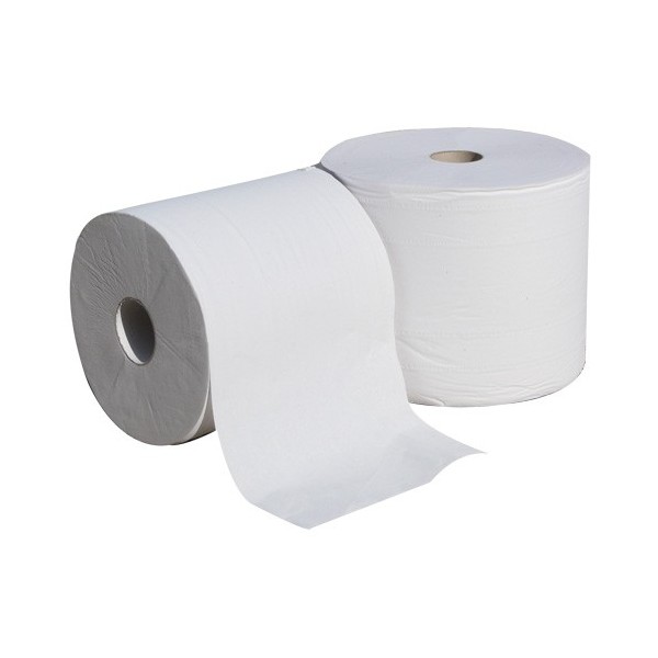 Bobine de ouate blanche 235mm x 250m (lot de 2) GECOSAC