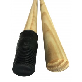 Manche bois 1,30 m embout vissé