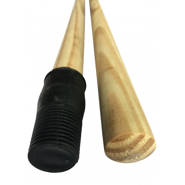 Manche bois 1,30 m embout vissé